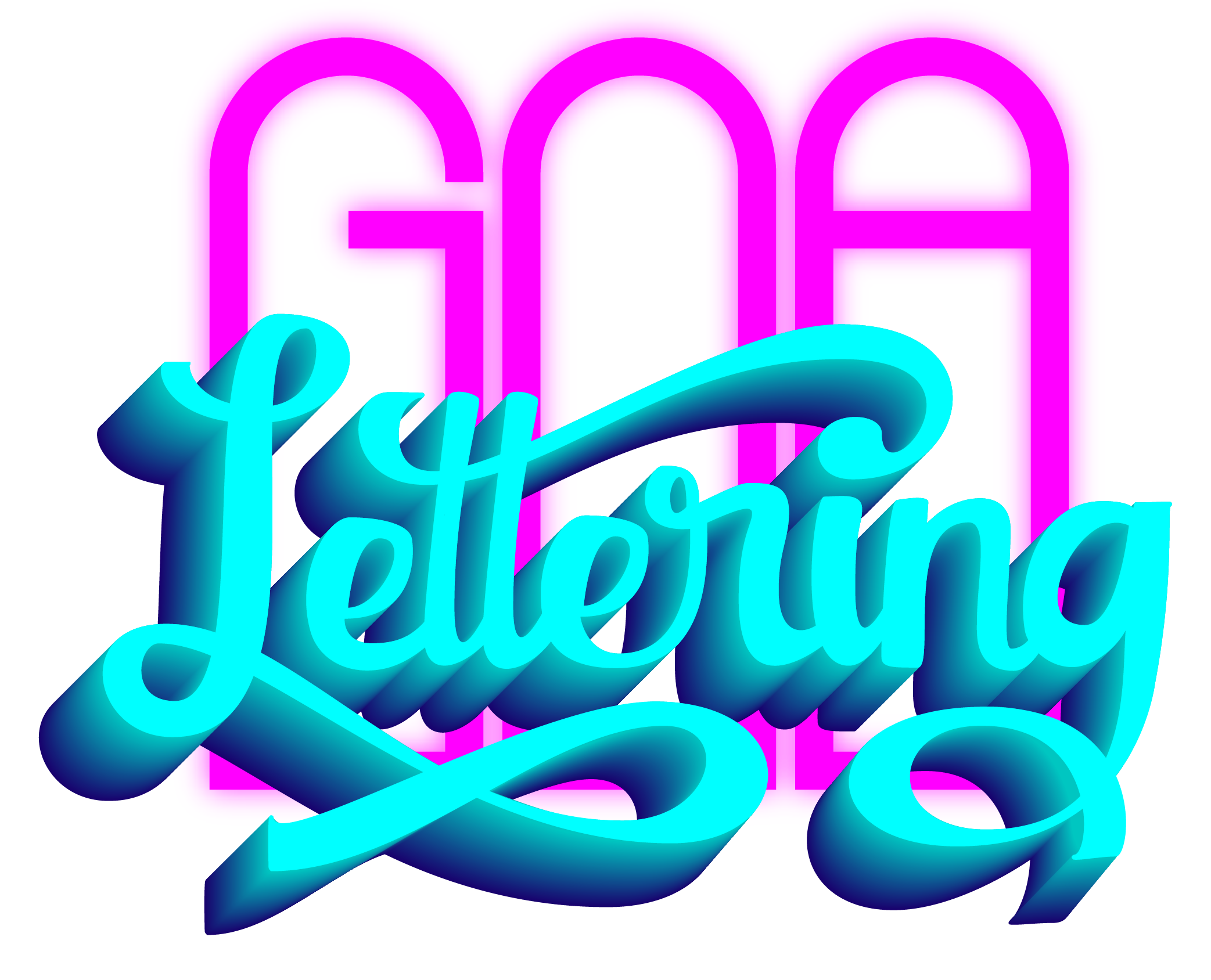 Logo de GOA Lettering